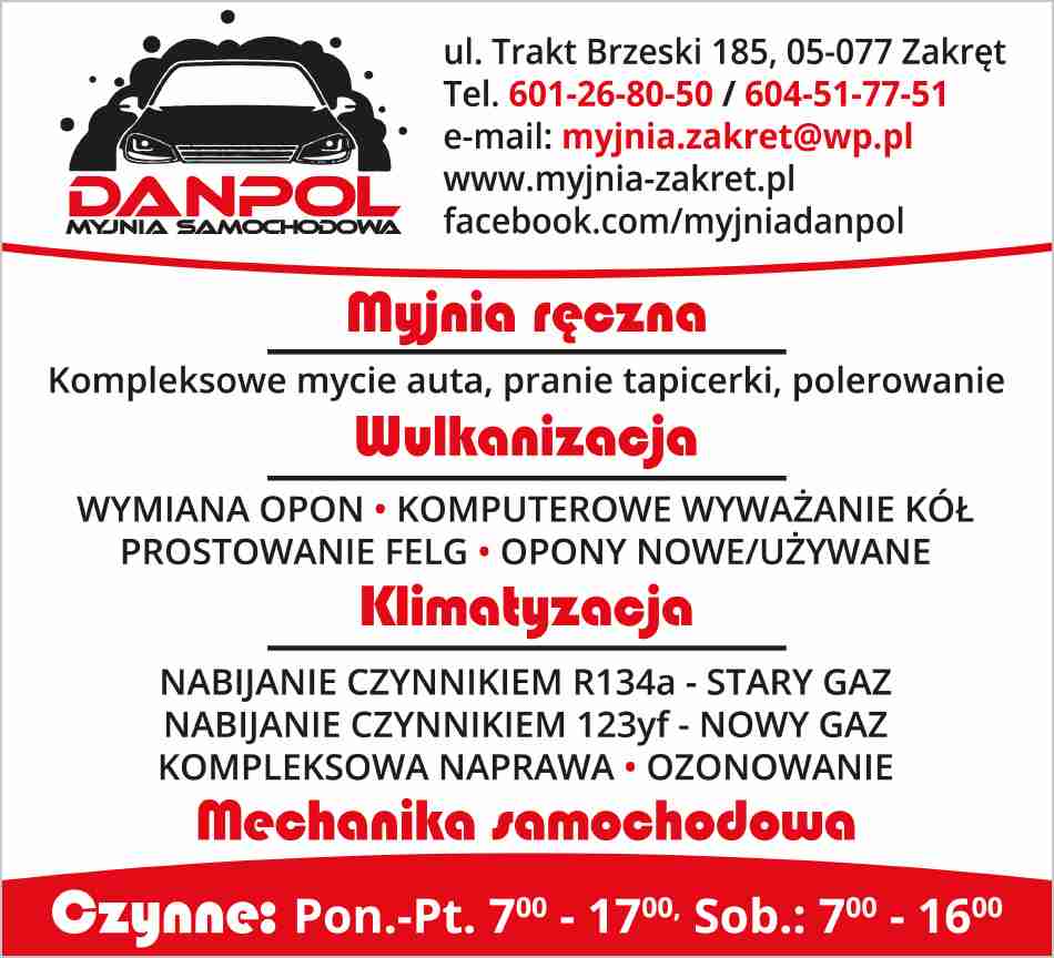 DANPOL Mariusz Daniluk - Pranie tapicerki SULEJÓWEK Pranie tapicerki SULEJÓWEK